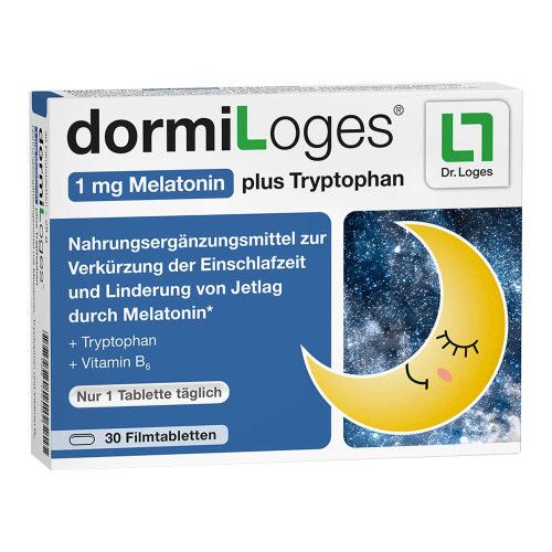 DORMILOGES 1 mg Melatonin plus Tryptophan Filmtabletten
