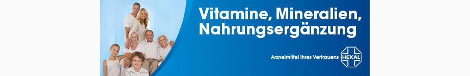 Vitamine / Minerale / Nahrungsergänzung