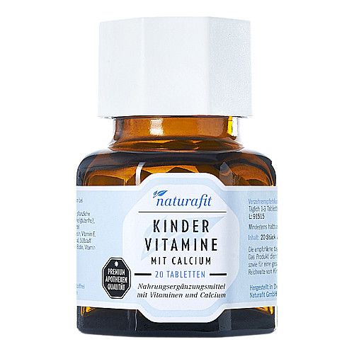 NATURAFIT Kindervitamine m.Calcium Lutschtabletten