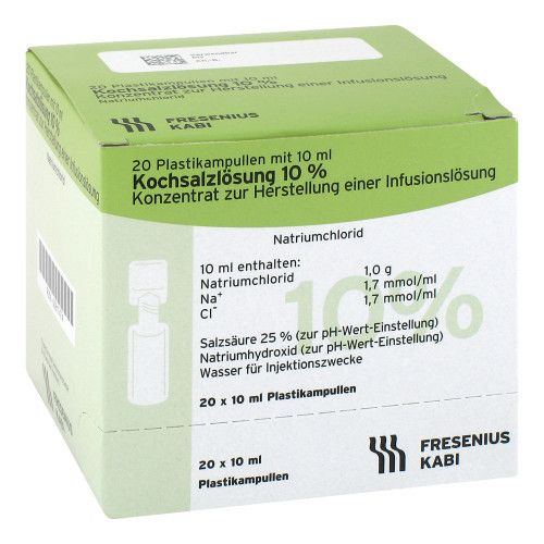 KOCHSALZLÖSUNG 10% Infusionslösungskonzentrat