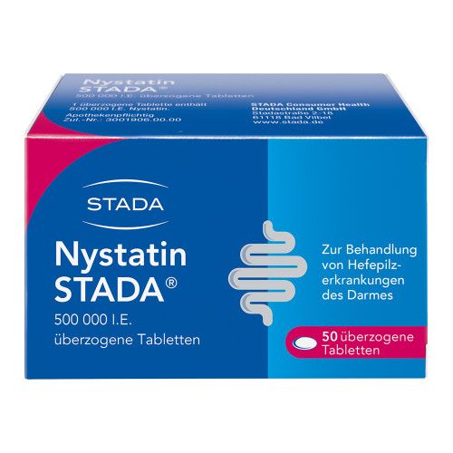 NYSTATIN STADA 500.000 I.E. überzogene Tab.