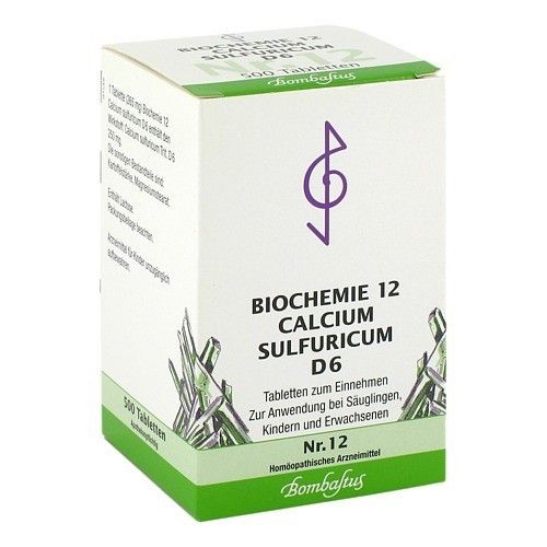 BIOCHEMIE 12 Calcium sulfuricum D 6 Tabletten