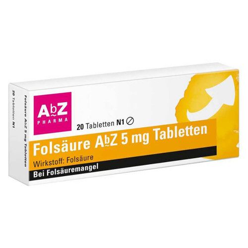 FOLSÄURE AbZ 5 mg Tabletten