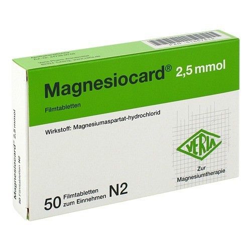 MAGNESIOCARD 2,5 mmol Filmtabletten