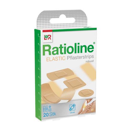 RATIOLINE elastic Pflasterstrips in 4 Größen