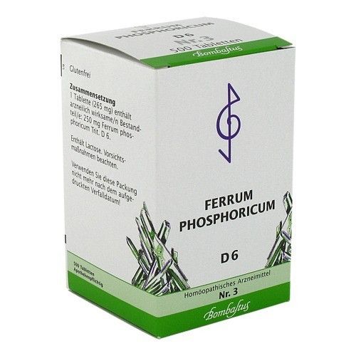 BIOCHEMIE 3 Ferrum phosphoricum D 6 Tabletten