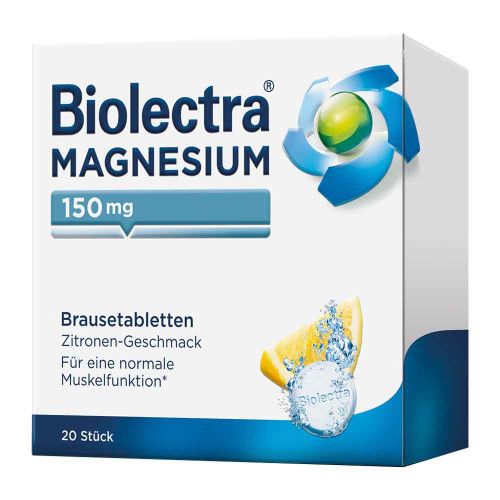 BIOLECTRA Magnesium 150 mg Zitrone Brausetabletten