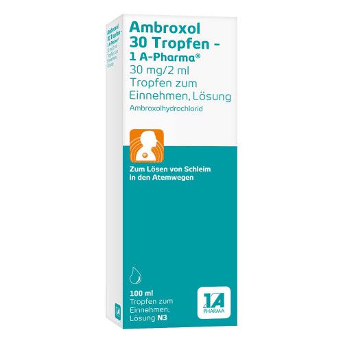 AMBROXOL 30 Tropfen-1A Pharma