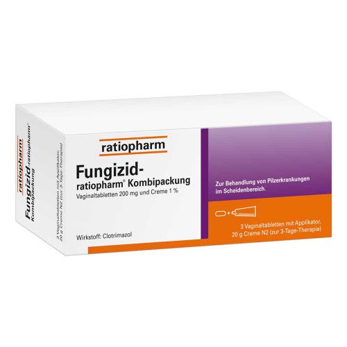 FUNGIZID-ratiopharm 3 Vag.-Tbl.+ 20g Creme