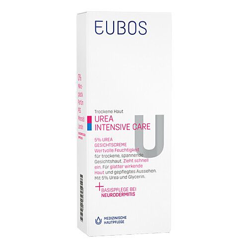 EUBOS TROCKENE Haut Urea 5% Gesichtscreme
