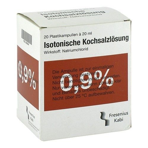 KOCHSALZLÖSUNG 0,9% Plastikamp.Fresenius