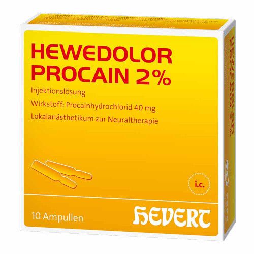 HEWEDOLOR Procain 2% Injektionslösung in Ampullen