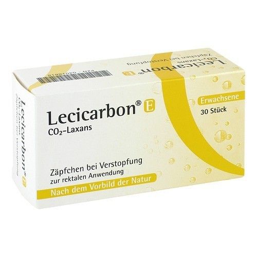 LECICARBON E CO2 Laxans Erwachsenensuppositorien