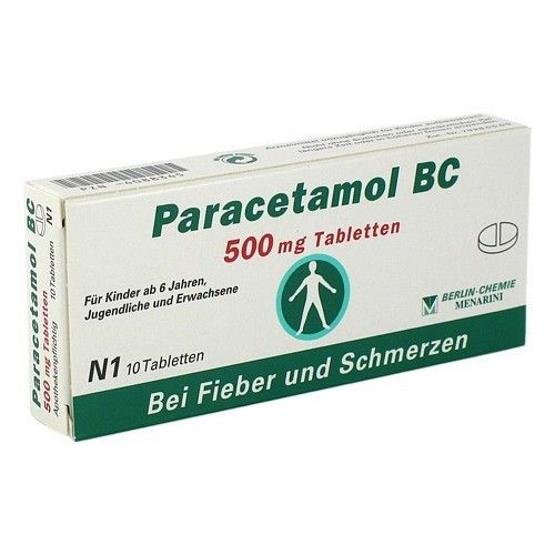 PARACETAMOL BC 500 mg Tabletten