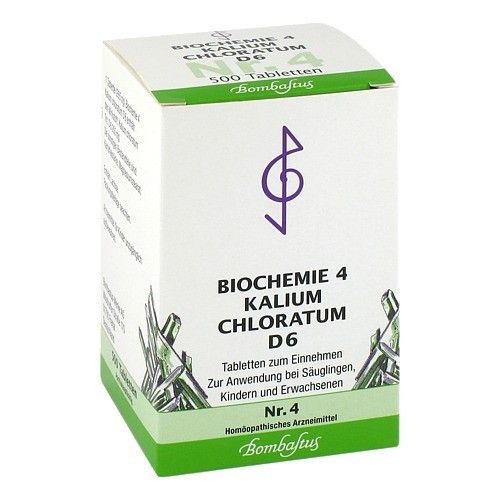 BIOCHEMIE 4 Kalium chloratum D 6 Tabletten