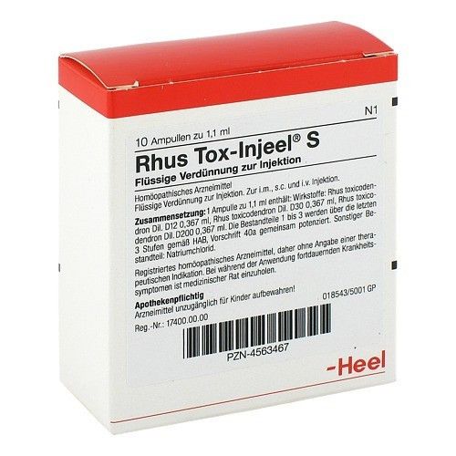 RHUS TOX Injeel S Ampullen