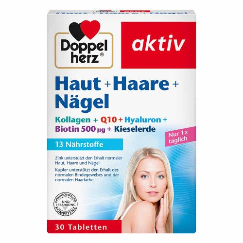 DOPPELHERZ Haut+Haare+Nägel Tabletten