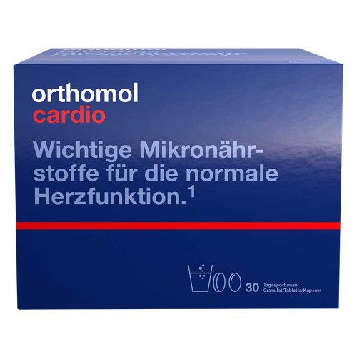 ORTHOMOL Cardio Granulat/Kaps./Tabl.Kombipack.