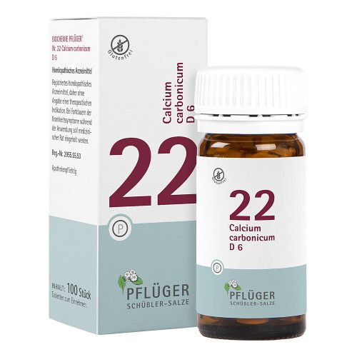 BIOCHEMIE Pflüger 22 Calcium carbonicum D 6 Tabl.