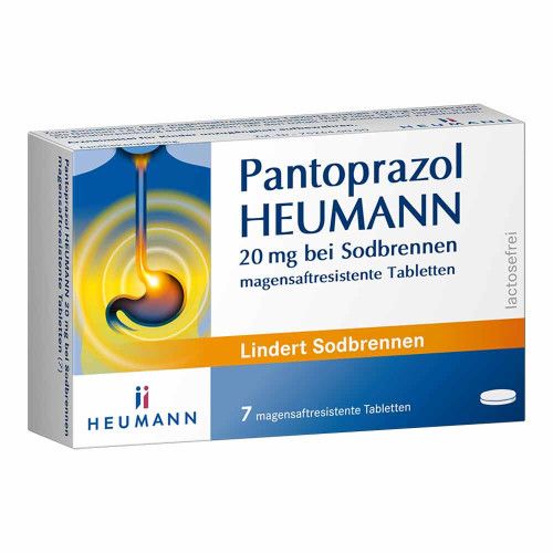 PANTOPRAZOL Heumann 20 mg b.Sodbrennen msr.Tabl.