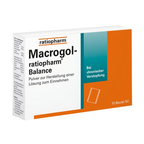 MACROGOL-ratiopharm Balance Plv.z.H.e.L.z.Einn.