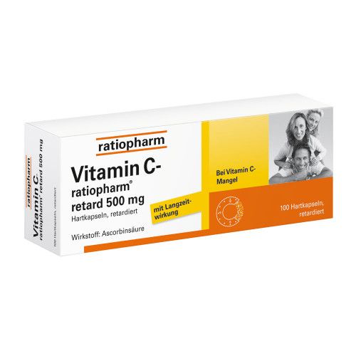 VITAMIN C-RATIOPHARM retard 500 mg Kapseln