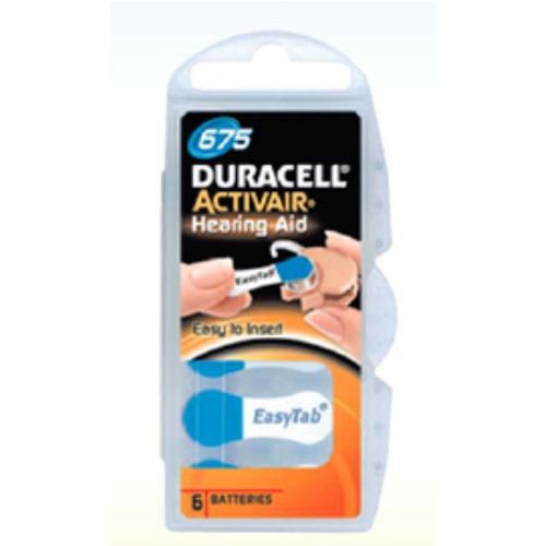 BATTERIEN f.Hörgeräte Duracell 675