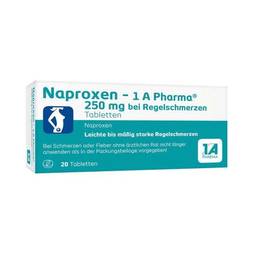 NAPROXEN-1A Pharma 250 mg b.Regelschmerzen Tabl.