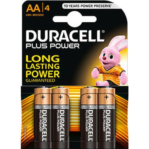 DURACELL Plus Power AA (MN1500/LR6) K4