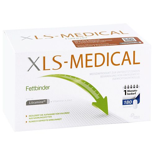 XLS Medical Fettbinder Tabletten Monatspackung