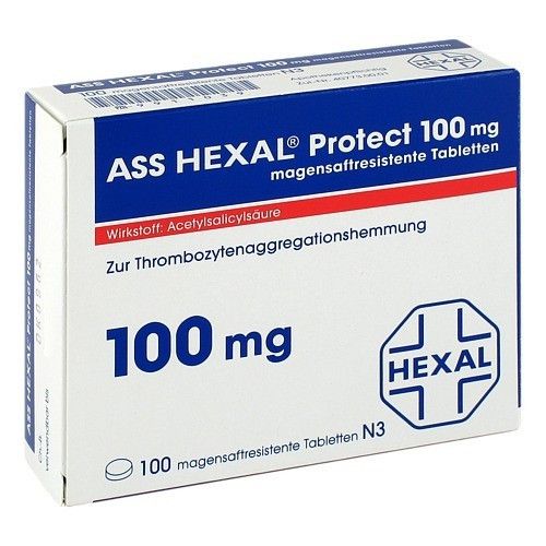 ASS HEXAL Protect 100 mg magensaftres.Tabletten