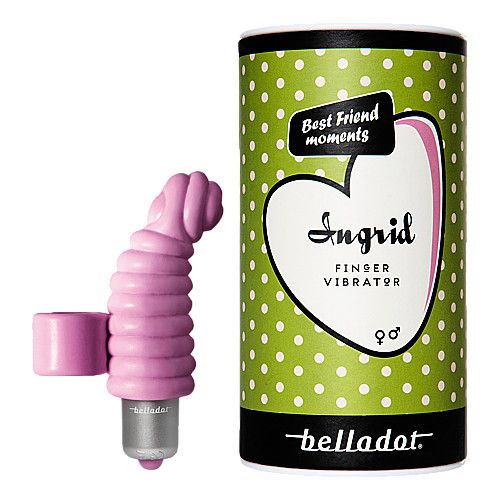 BELLADOT/INGRID Fingervibrator m.Batterien pink