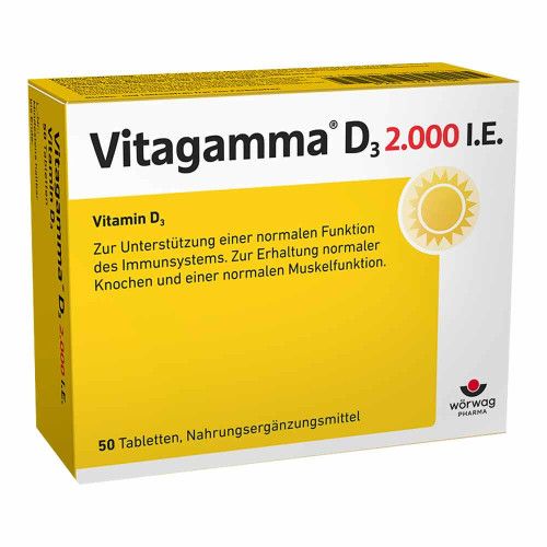 VITAGAMMA D3 2.000 I.E. Vitamin D3 NEM Tabletten