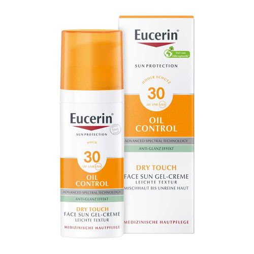 EUCERIN Sun Gel-Creme Oil Contr.Anti-Gl.Eff.LSF 30