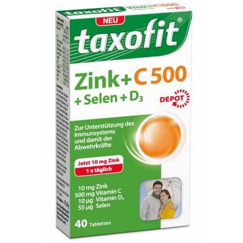 TAXOFIT Zink+C 500+Selen+D3 Tabletten