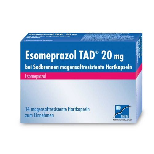 ESOMEPRAZOL TAD 20 mg bei Sodbrennen msr.Hartkaps.