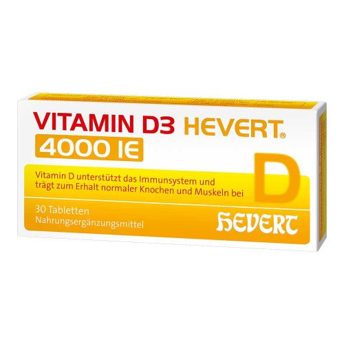 VITAMIN D3 HEVERT 4000 I.E. Tabletten