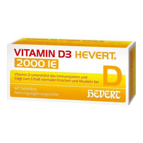 VITAMIN D3 HEVERT 2000 I.E. Tabletten