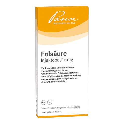 FOLSÄURE INJEKTOPAS 5 mg Injektionslösung