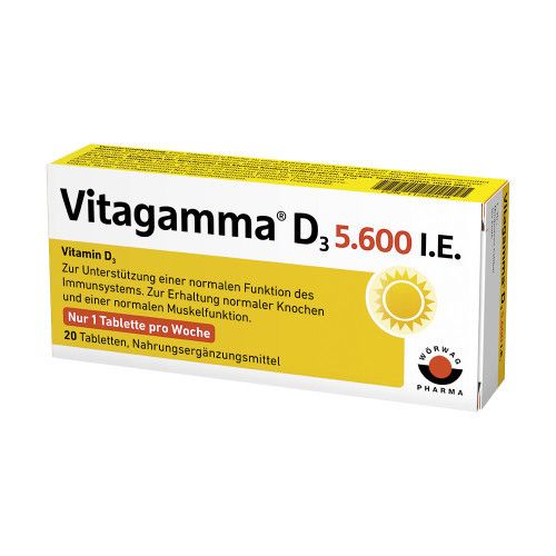 VITAGAMMA D3 5.600 I.E .Vitamin D3 NEM Tabletten