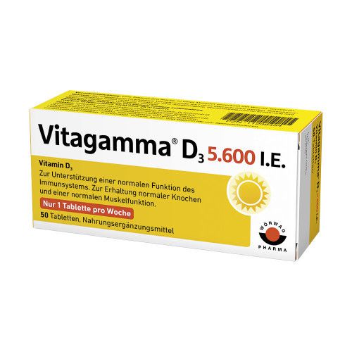 VITAGAMMA D3 5.600 I.E. Vitamin D3 NEM Tabletten