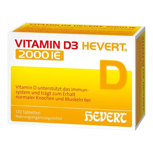 VITAMIN D3 HEVERT 2000 I.E. Tabletten