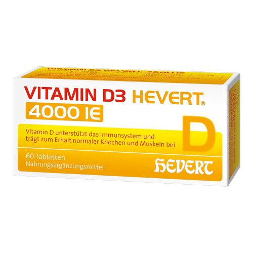 VITAMIN D3 HEVERT 4000 I.E. Tabletten