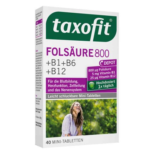 TAXOFIT Folsäure 800 Depot Tabletten