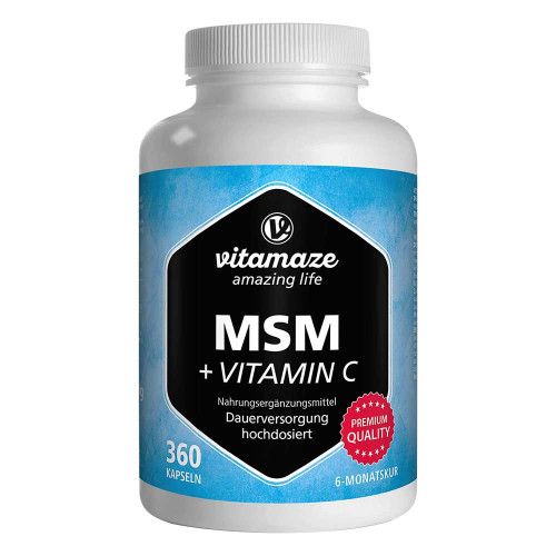 MSM HOCHDOSIERT+Vitamin C Kapseln