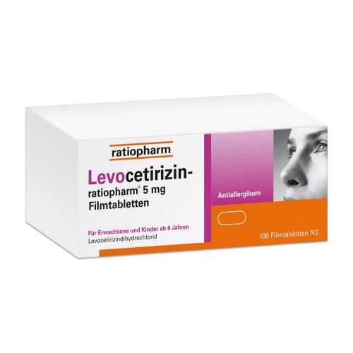 LEVOCETIRIZIN-ratiopharm 5 mg Filmtabletten