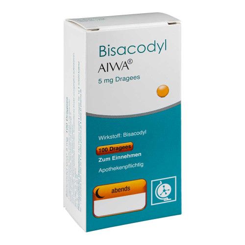 BISACODYL AIWA 5 mg Dragees