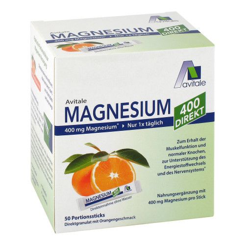 MAGNESIUM 400 direkt Orange Portionssticks