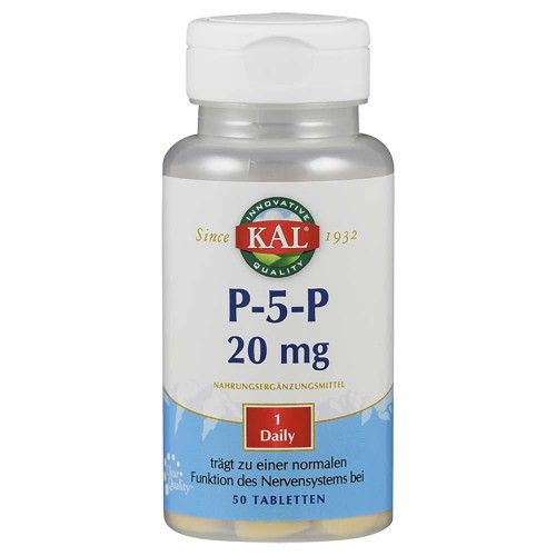 P-5-P 20 mg Pyridoxal-5-Phosphat KAL Tabletten