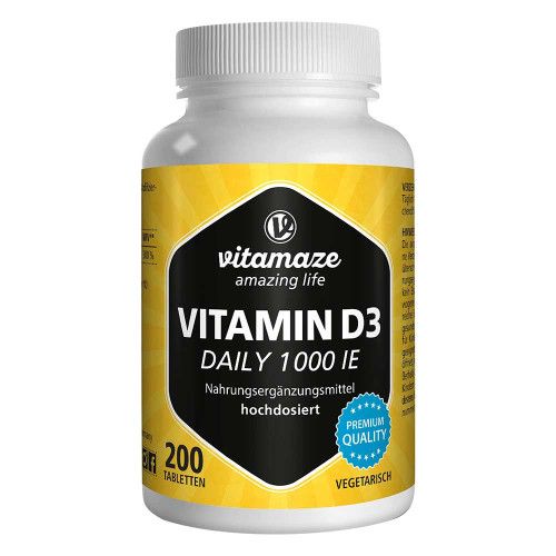 VITAMIN D3 1.000 I.E. daily vegetarisch Tabletten